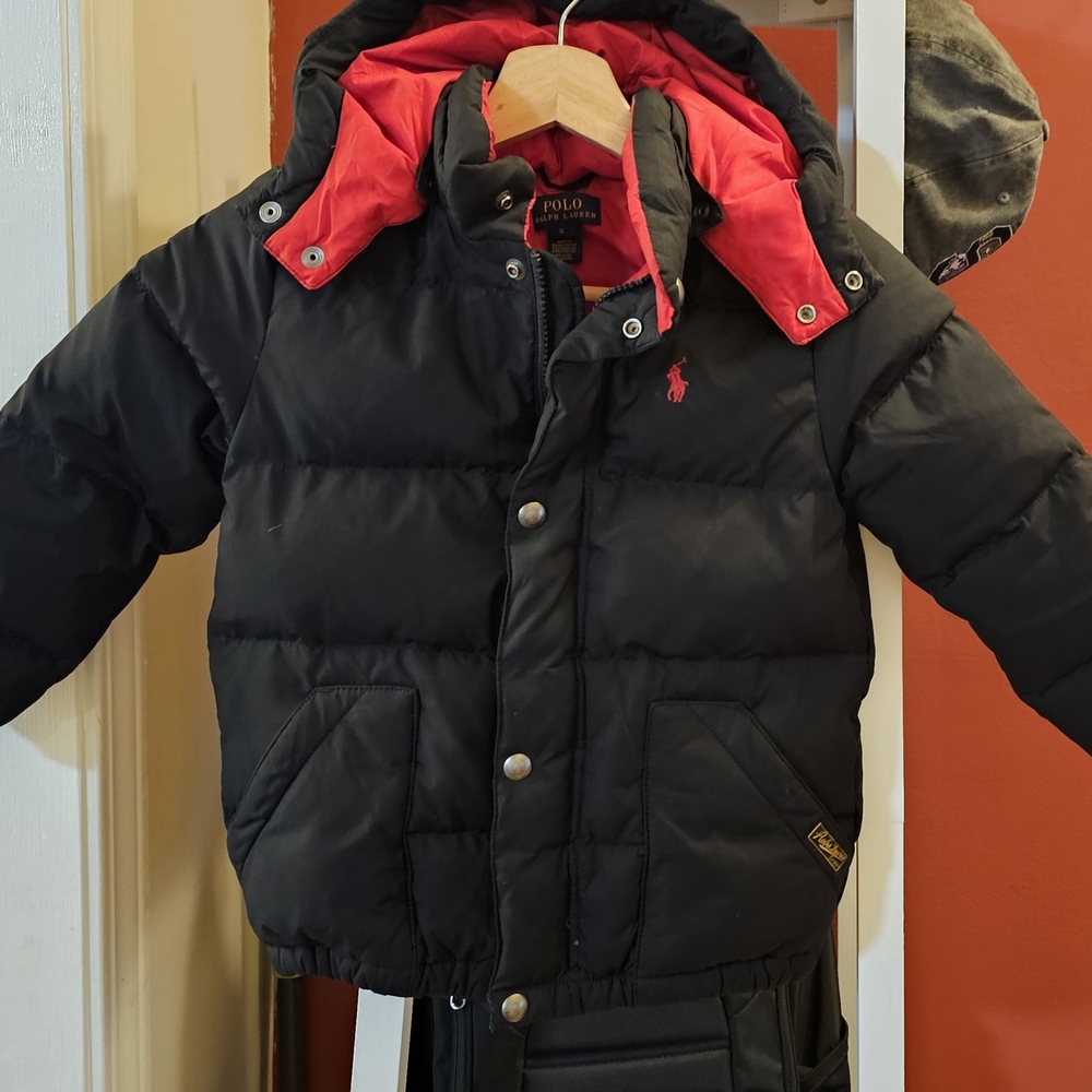 Ralph Lauren Black Jacket with Gold Accents Boys